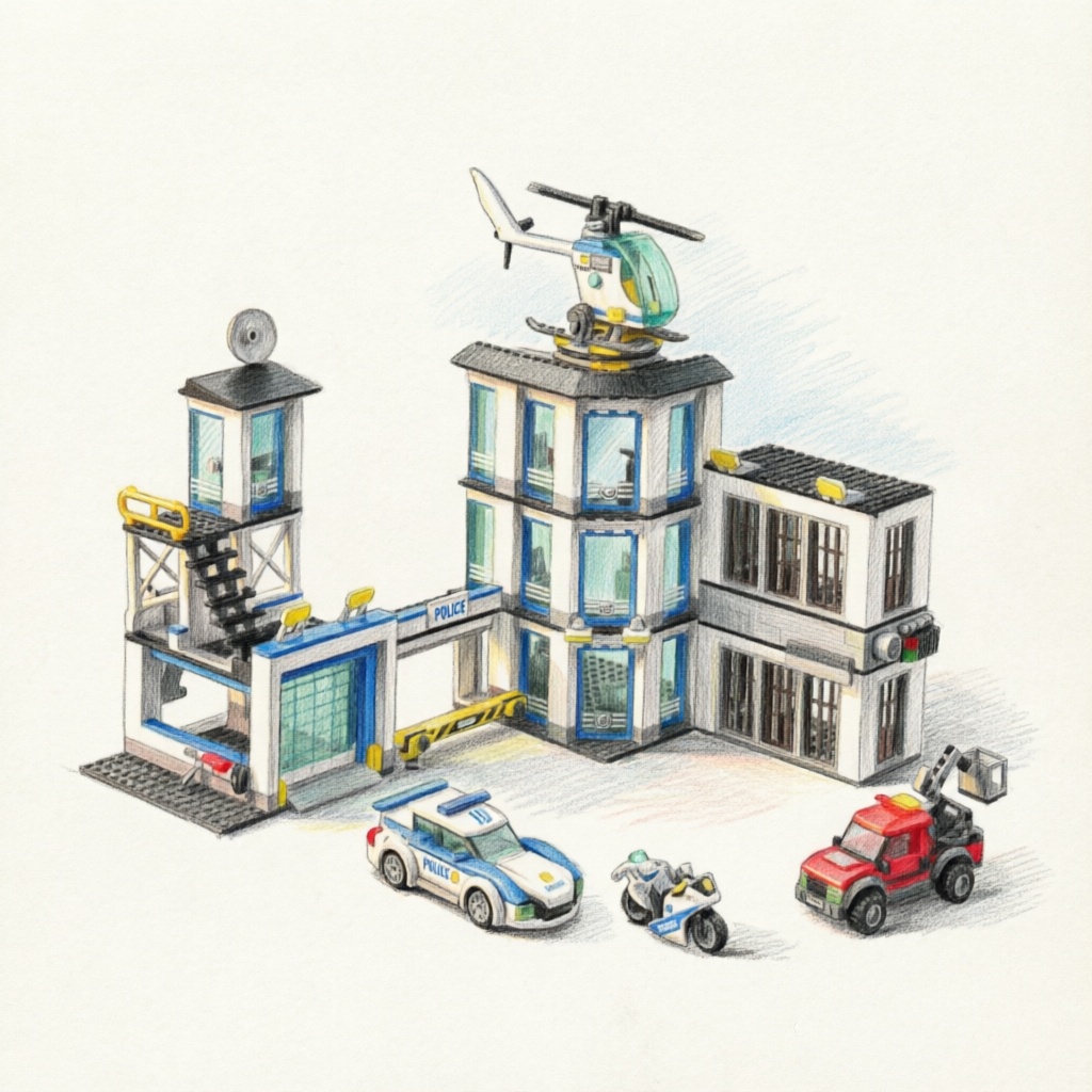 Special Police Station Militar - đánh giá và giá Lego Set Creator