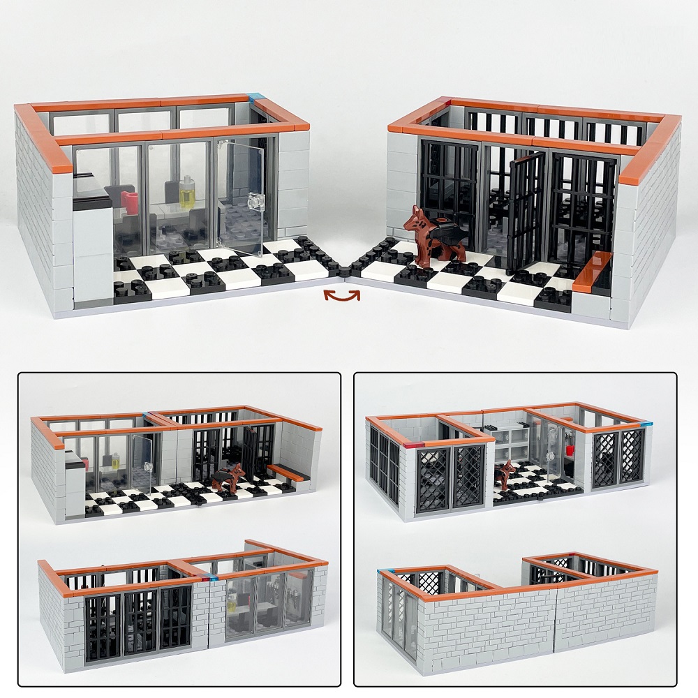 302PCS Prison City Police Stat - đánh giá và giá Lego Set Creator