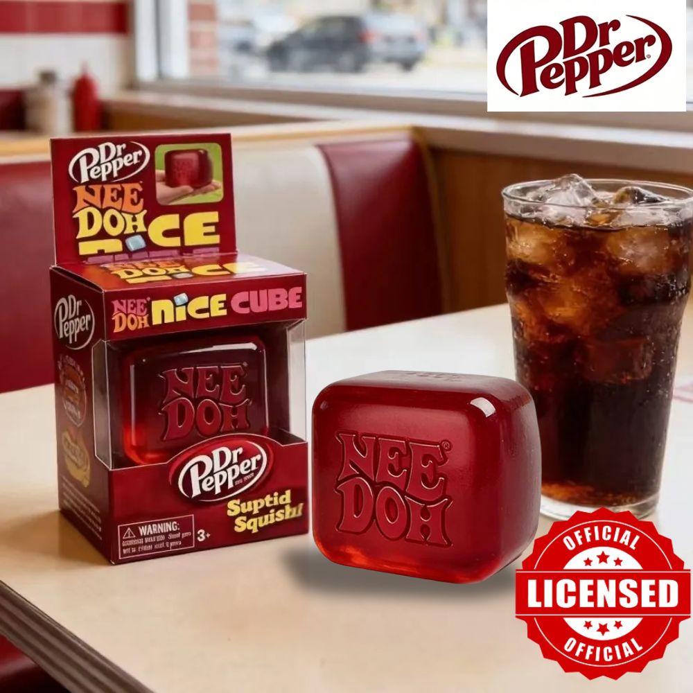 Dr Pepper X NeeDoh Nice Cube S - đánh giá và giá Fidget Cube Original