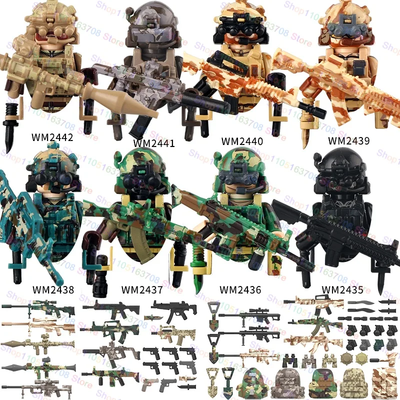 MOC Military Soldiers Action F - đánh giá và giá Lego Minifigure Holder