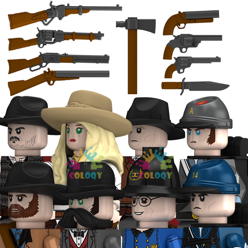 Kids Toys Cowboy Building Bloc - đánh giá và giá Lego Minifigure Holder
