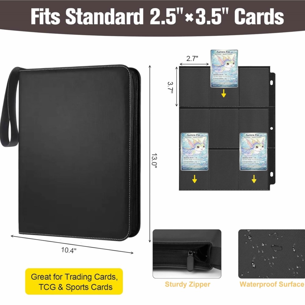 900 Pockets Card Binder Album  - đánh giá và giá Trading Card Binder