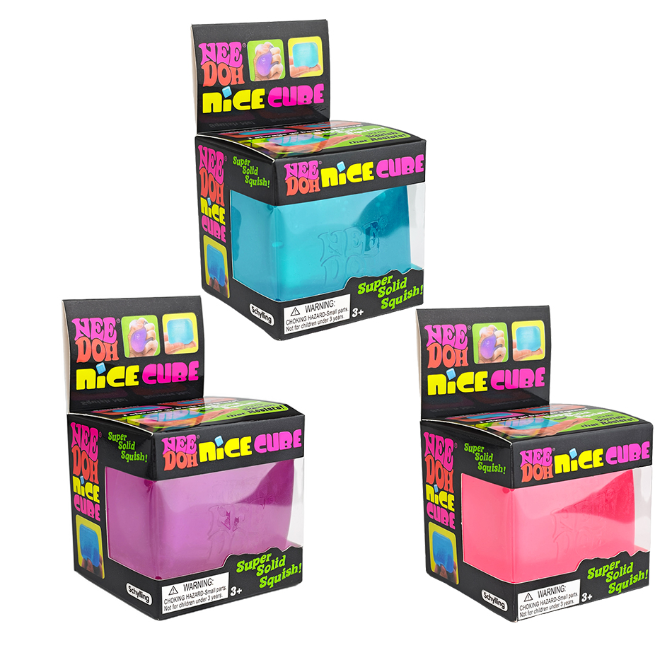 Needoh Nice Cube Stress Reliev - đánh giá và giá Fidget Cube Original